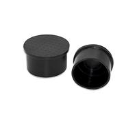Flyshop 12 Pezzi 50mm Tappi Per Gambe Della Sedia in Pvc Rotondi, Tappi Protettivi Per Gambe Della Sedia, Protezioni Per Pavimenti, Calzini Per Sedia Antigraffio, Alianti Per Piedi Per Mobili Neri