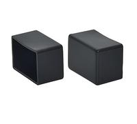 Flyshop, 16 piedini in PVC per mobili, protezioni per pavimenti in legno, rettangolari, 25 x 30 mm, 2,5 x 3,0 cm