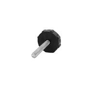 Flyshop 20 piedini regolabili M8 x 50 x 40 mm per livellamento mobili con filettatura, resistenti cuscinetti a vite, tappi protettivi per gambe di sedie, protezioni per pavimenti, piedini regolabili