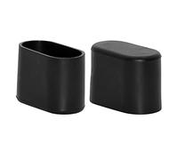 Flyshop, 8 coprigambe per sedia in PVC morbido per pavimenti ovali, 1,5 x 3,0 cm (15 x 30 mm), 5/8" x 1-3/16"