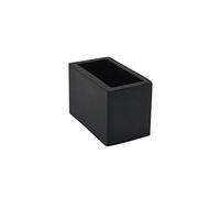 Flyshop 8 Pezzi 15 x 30mm Tappi Per Gambe In Gomma Rettangolare, Tappi Protettivi Per Gambe Della Sedia, Protezioni Per Pavimenti, Calzini Antiscivolo Per Sedie, Alianti Per Piedi Per Mobili Neri