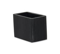 Flyshop 8 pezzi tappi per gambe della sedia antiscivolo in silicone protezioni per pavimenti rettangolari per mobili da tavolo (15 x 30 mm), 5/8" X 1-3/16"
