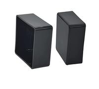 Flyshop - Coprigambe per sedia, in PVC, quadrati, colore nero, 8 pezzi, 70 x 70 mm, 2-3/4" x 2-3/4"