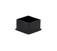 Flyshop, coprigambe per sedie e mobili, coprigambe quadrate in PVC, confezione da 4, 50 x 50 mm, 2" x 2"