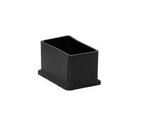 Flyshop - Tappi per gambe della sedia, in PVC, a forma rettangolare, 12 pezzi, 30 x 50 mm, 1-3/16" X 2"