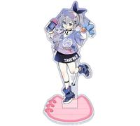 Flyshun Argenti Figura Acrilico In Piedi Gioco Personaggi Acrilico Ornamenti Stand Modello, Decorazione Tavola, Collezioni Anime Periferica (Silver Wolf)