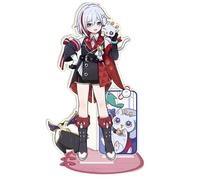 Flyshun Argenti Figura Acrilico In Piedi Gioco Personaggi Acrilico Ornamenti Stand Modello, Decorazione Tavola, Collezioni Anime Periferia (Topazio)