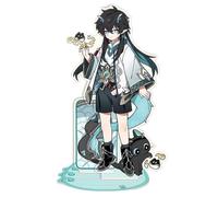 Flyshun Argenti Figura Acrilico In Piedi Gioco Personaggi Acrilico Ornamenti Stand Modello, Decorazione Tavola, Collezioni Anime Periferia (Lunae)