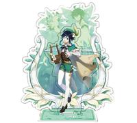 Flyshun Furina Mavuika Figura a due strati Acrilico In Piedi Gioco Personaggi Ornamenti Acrilici Stand Modello Decorazione Tavola, Collezioni Anime Periferica (Ghepard) (Venti)