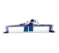 Flyshun Lunae Anime - Righello in plastica da 15 cm, strumento di misurazione per scuola, ufficio e bricolage (DanHeng)