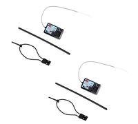 Flysky 2PCS FS-GR3E Ricevitore, impermeabile 3 canali 2.4G frequenza DC 5V ricevitore per FS-GT2 FS-GT2B FS-GT3B FS-GT3C FZ-IT4S RC auto barca trasmettitore Geekstory