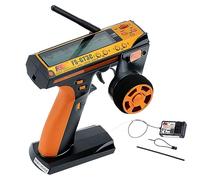Flysky FS-GT3C FS GT-3C 3CH Pistola RC Controller / w Ricevitore TX Batteria Cavo USB Aggiornato FS-GT3B (Orange)