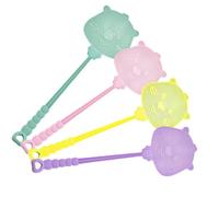 flyswatterRacket - 54cm flyZapper Manual Colorful Pack, PP Material flySwatter, Heavy Duty with Ergonomic Handle for Easy Use | flyswatterfor Indoor Kitchen Bedroom Garden Wo