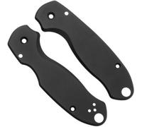 Flytanium Spyderco Para 3 Classic Scales FLY0569B Black Titanium, guancette