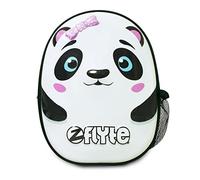 Flyte Unisex-Youth Polly the Panda Backpack, White/Black/Pink, One Size