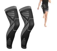 Flytex - Manicotti a compressione per gamba completa, maniche a compressione per ginocchio e gamba, maniche per sollievo dal dolore, maniche a compressione per ginocchio e gamba sportiva