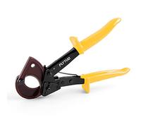 Flytuo FT-325 - Tagliacavi a cricchetto, strumento resistente per alluminio, rame e fili elettrici fino a 240 mm quadrati (giallo)