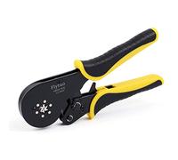 Flytuo Strumento di crimpatura con ghiera da 0,5 a 16 mm², esagonale, con ghiera Bootlace, strumento regolabile per crimpatura cavi e ghiere