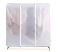 FLYUFO Copriabiti da Armadio Larghezza Copertura per Stand Appendiabiti Protettiva Antipolvere Telo Copri Stender Vestiti copriabiti da Armadio per Stand Appendiabiti B,50 * 150 * 130cm