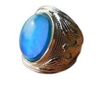 FLYYQMIAO Mood Ring Changing Color for Adults Eagle Men Large Ring Ant