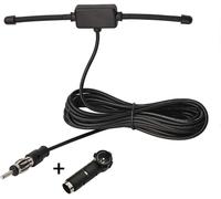FM Antenna Universale Autoradio Amplificata Interna Autoadesive Camion Parabrezz