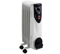 FM BR-10 Radiatore a Basso Olio 5 Elementi 1000W Bianco