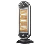 FM Calefacción H-30 Stufa Alogena Oscillante 1200 W, Interno, Nero/Grigio