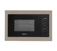 ELLECI Forno a Microonde da incasso combinato con Grill Capacità 28 Litri Potenza 900 Watt Larghezza 60 cm Granitek colore Tortora - FGSP28143WS