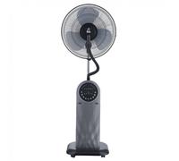 Fm Heating ND-95 Ventilatore nebulizzatore da terra con telecomando 95W Grigio
