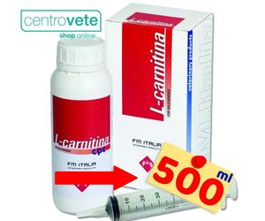 Fm L - CARNITINA 500 ml per CAVALLI Sportivi → Migliora le Performance Cavallo