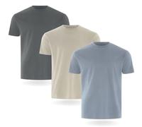FM London Confezione da 3/5 Maglietta da Uomo - T-Shirt Premium con Design Leggermente Aderente - Maglietta Super Morbida Realizzata in Cotone 100%