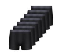 FM London Confezione da 7 Boxer Uomo, Senza Etichette, Mutande Uomo Ricche in Cotone, Boxer da Uomo Traspiranti, Morbidi ed Elastici, Nero, M