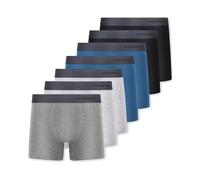 FM London Confezione da 7 Boxer Uomo, Senza Etichette, Mutande Uomo Ricche in Cotone, Boxer da Uomo Traspiranti, Morbidi ed Elastici, Multicolore, 4XL
