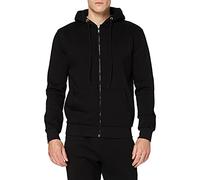 FM London FM London Felpa con cappuccio con cerniera, Felpa con cappuccio, Uomo, Nero, L