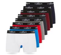 Fm London Boxer Da Uomo (Confezione Da 4/8), Hipsters Uomo, Multicolore (8 Pezzi), XL