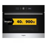 MICROONDE INCASSO WHIRLPOOL WMW5WHMX, capacità 40 l, potenza microonde max 900 W, Funzione grill, Potenza grill 1600 W, 7 livelli di potenza, Nero / Acciaio inox