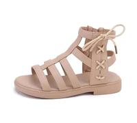 FM2018XSL Sandali da Bambina, Sandali Allacciati Con Punta Aperta, Sandali Alla Moda Con Suola Morbida Antiscivolo