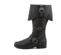 FM2018XSL Stivali Pirati Uomini stivali Rinascimentali Medievali,Cosplay, Halloween, Vichinghi, Caraibi pirati, Scarpe da Equitazione