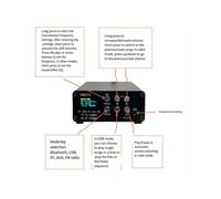 FM25TX 2.5W FM Transmitter Stereo, Audio Playback and Transmission Function MP3 Wireless Player EU Plug