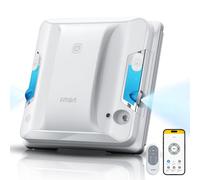 Fmart W7 - Robot per pulizia finestre con funzione di spruzzo, robot automatico per finestre, potente potenza di aspirazione 3800 pa, serbatoio dell'acqua da 50 ml, pianificazione automatica della
