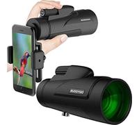 Fmc Monoculare, 12X52 Telescopio Zoom Vision ad Alte Prestazioni, Obiettivo Super Large con Adattatore per Cellulare e Treppiede Viaggio Viaggio Bird Watching little surprise