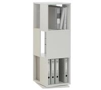 FMD furniture 291-001E - Scaffale Girevole, Colore: Bianco 34 x 108 x 34 cm (BHT), Pannello truciolare Rivestito in Resina melamminica.