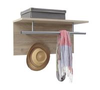 FMD Möbel Appendiabiti da Parete, Colore Rovere, 72 x 35 x 29 cm