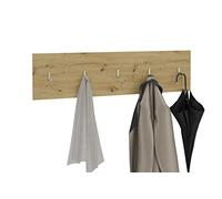FMD Möbel BELM 8 - Pannello appendiabiti rettangolare in legno di quercia artisan Nb