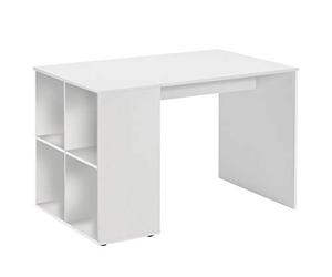 FMD Moebel Bruge A2 Scrivania, 117 x 73 x 75 H Cm, Bianco, Nobilitato