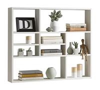 FMD Möbel Liberty A11 Libreria a Muro, truciolare, Bianco, 78.2 x 90 x 16 cm