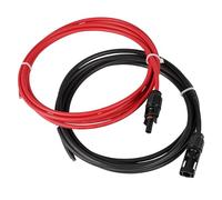 Fme Coppia Cavi Fotovoltaico 4 mm² 1500V Maschio/Femmina ad Estremità da