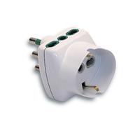 Spina Elettrica Adattatore Tripla presa Alveoli in ottone 87.240 FANTON