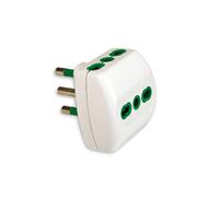 FME 87180 adattatore per presa di corrente Tipo L (IT) Bianco Fme