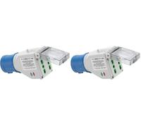 Fme.Adattatore Cee Blu 2 Prese 73101 (Confezione da 2)